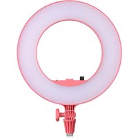Godox LR160P - LED Ring Light With Mirror And Smartphone Holder - Pink Godox LR160P - LED Ring Light With Mirror And Smartphone Holder - Pink