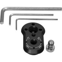 Kondor Blue Mini Quick Release Plate - Male Plate Only - Raven Black Kondor Blue Mini Quick Release Plate - Male Plate Only - Raven Black