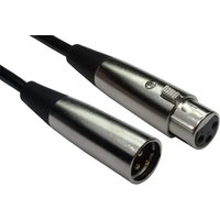 Cables Direct 20M 3PIN XLR M-F Cable (Silver Hoods + Gold Pins) Cables Direct 20M 3PIN XLR M-F Cable (Silver Hoods + Gold Pins)