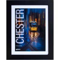 Kenro Chester 8x6 Photo Frame with Mat for 7x5 Photo - Black Kenro Chester 8x6 Photo Frame with Mat for 7x5 Photo - Black