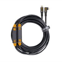 TetherTools TetherPro USB-C to USB-C Straight to Right 31ft (9.4m) - Non-Reflective Black TetherTools TetherPro USB-C to USB-C Straight to Right 31ft (9.4m) - Non-Reflective Black