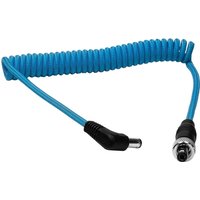 Kondor Blue Locking DC 2.1mm to Right Angle DC Male to Male Coiled Cable Kondor Blue Locking DC 2.1mm to Right Angle DC Male to Male Coiled Cable
