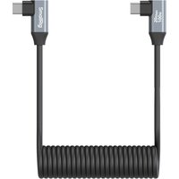 SmallRig USB-C (Angled) to USB-C (Angled) Coiled Data Cable 4793 SmallRig USB-C (Angled) to USB-C (Angled) Coiled Data Cable 4793