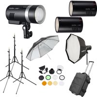 Godox AD300 Pro and AD100 Pro Three Head Kit Godox AD300 Pro and AD100 Pro Three Head Kit