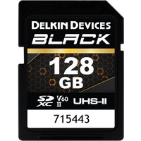 Delkin BLACK 128GB (290MB/s) UHS-II V60 Rugged SDXC Memory Card Delkin BLACK 128GB (290MB/s) UHS-II V60 Rugged SDXC Memory Card