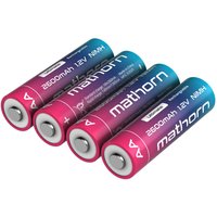 Mathorn Ultimate NiMH 4xAA 2600mAh Rechargeable Battery Pack Mathorn Ultimate NiMH 4xAA 2600mAh Rechargeable Battery Pack