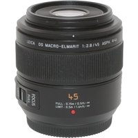 USED Panasonic 45mm f2.8 Macro Leica D Vario- Elmar Micro Four Thirds lens USED Panasonic 45mm f2.8 Macro Leica D Vario- Elmar Micro Four Thirds lens