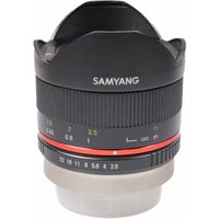 USED Samyang 8mm f2.8 UMC II Fisheye Lens for Fujifilm X USED Samyang 8mm f2.8 UMC II Fisheye Lens for Fujifilm X