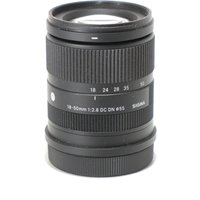 USED Sigma 18-50mm f2.8 DC DN Contemporary Lens for L-Mount USED Sigma 18-50mm f2.8 DC DN Contemporary Lens for L-Mount
