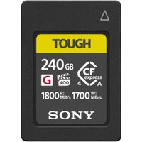 Sony G Series TOUGH 240GB (1800MB/s) VPG400 CFexpress Type A Memory Card Sony G Series TOUGH 240GB (1800MB/s) VPG400 CFexpress Type A Memory Card