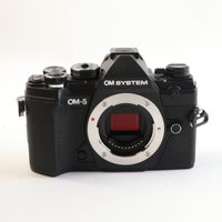 USED OM SYSTEM OM-5 Digital Camera Body - Black USED OM SYSTEM OM-5 Digital Camera Body - Black