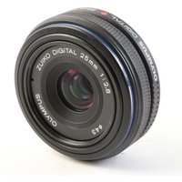 USED Olympus 25mm f2.8 ZUIKO Digital Four Thirds Pancake lens USED Olympus 25mm f2.8 ZUIKO Digital Four Thirds Pancake lens