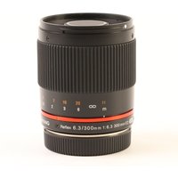 USED Samyang 300mm f6.3 Reflex ED UMC CS Lens - Sony E Fit USED Samyang 300mm f6.3 Reflex ED UMC CS Lens - Sony E Fit
