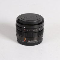 USED Panasonic 15mm f1.7 Leica Summilux DG ASPH Micro Four Thirds Lens - Black USED Panasonic 15mm f1.7 Leica Summilux DG ASPH Micro Four Thirds Lens - Black
