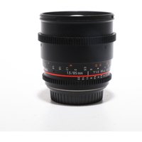 USED Samyang 85mm T1.5 AS IF UMC VDSLR Lens - Canon Fit USED Samyang 85mm T1.5 AS IF UMC VDSLR Lens - Canon Fit