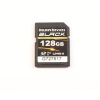 USED Delkin BLACK 128GB (300MB/s) UHS-II V90 SDXC Memory Card USED Delkin BLACK 128GB (300MB/s) UHS-II V90 SDXC Memory Card