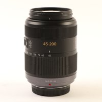 USED Panasonic 45-200mm f4.0-5.6 LUMIX G Vario Micro Four Thirds lens USED Panasonic 45-200mm f4.0-5.6 LUMIX G Vario Micro Four Thirds lens