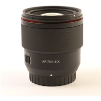 USED Samyang AF 75mm f1.8 Lens for Fujifilm X USED Samyang AF 75mm f1.8 Lens for Fujifilm X