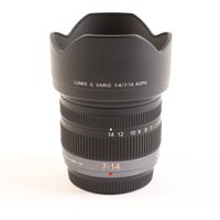 USED Panasonic 7-14mm f4 LUMIX G Vario Micro Four Thirds lens USED Panasonic 7-14mm f4 LUMIX G Vario Micro Four Thirds lens