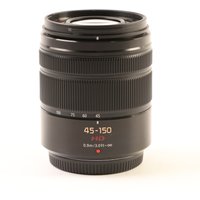 USED Panasonic 45-150mm f4.0-5.6 ASPH OIS Black Micro Four Thirds Lens USED Panasonic 45-150mm f4.0-5.6 ASPH OIS Black Micro Four Thirds Lens