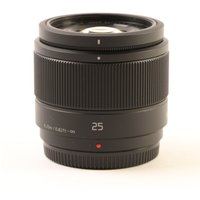 USED Panasonic 25mm f1.7 LUMIX G ASPH Black Lens - Micro Four Thirds Fit USED Panasonic 25mm f1.7 LUMIX G ASPH Black Lens - Micro Four Thirds Fit
