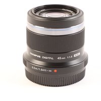 USED Olympus M.Zuiko Digital 45mm f1.8 Digital Lens - Black USED Olympus M.Zuiko Digital 45mm f1.8 Digital Lens - Black