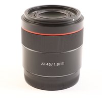 USED Samyang AF 45mm f1.8 Lens for Sony FE USED Samyang AF 45mm f1.8 Lens for Sony FE