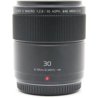 USED Panasonic 30mm f2.8 Macro LUMIX G ASPH MEGA OIS Lens USED Panasonic 30mm f2.8 Macro LUMIX G ASPH MEGA OIS Lens