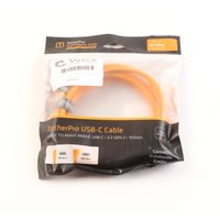 USED TetherTools TetherPro Optima 10G USB-C to USB-C Straight to Right 10ft (3m) - High-Visibility USED TetherTools TetherPro Optima 10G USB-C to USB-C Straight to Right 10ft (3m) - High-Visibility