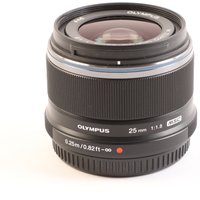 USED Olympus M.Zuiko Digital 25mm f1.8 Lens - Black USED Olympus M.Zuiko Digital 25mm f1.8 Lens - Black