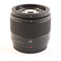 USED Panasonic 25mm f1.7 LUMIX G ASPH Black Lens - Micro Four Thirds Fit USED Panasonic 25mm f1.7 LUMIX G ASPH Black Lens - Micro Four Thirds Fit