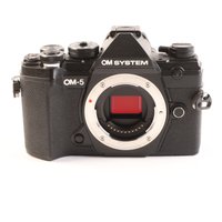 USED OM SYSTEM OM-5 Digital Camera Body - Black USED OM SYSTEM OM-5 Digital Camera Body - Black