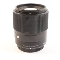 USED Sigma 30mm f1.4 DC DN Contemporary Lens for Micro Four Thirds USED Sigma 30mm f1.4 DC DN Contemporary Lens for Micro Four Thirds