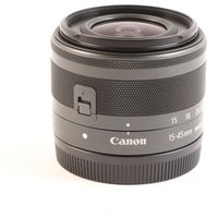 USED Canon EF-M 15-45mm f3.5-6.3 IS STM Lens - Black USED Canon EF-M 15-45mm f3.5-6.3 IS STM Lens - Black