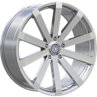 Velocity Wheel 12 Chrome - 24x8.5 - 5x114.3 Bolt Pattern - 30 Offset Rims