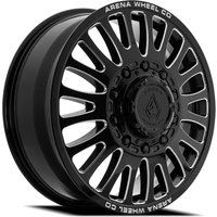 Arena Wheel Dually Sultan Front Gloss Black Milled