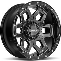 Ultra Wheel 217BM Warlock Black - 18x9 - 6x135 Bolt Pattern - 18 Offset Rims
