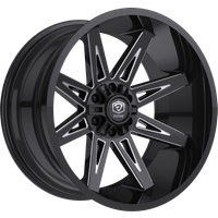Edge Off Road Wheels Wheel 304BM Gloss Black Milled