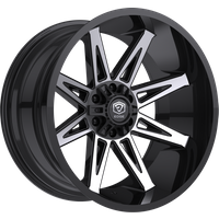 Edge Off Road Wheels Wheel 304MB Gloss Black Machined Face