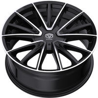 Edge Wheels Wheel 353MB Gloss Black Machined Face