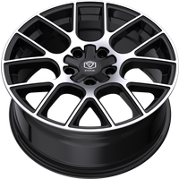 Edge Wheels Wheel 356MB Gloss Black Machined Face