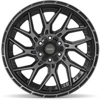 4Play Wheel 4PL28 Gloss Black w/ Brushed Face & Tinted Clear