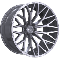 TIS Wheel 566BSM Silver Brushed