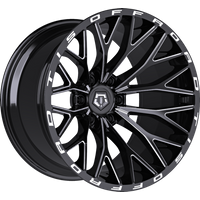 TIS Wheel 566BM Black Milled