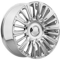 OE Performance Wheel 198C Chrome - 22x9 - 6x139.7 Bolt Pattern - 28 Offset Rims
