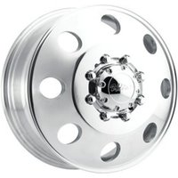 Ultra Wheel 002FP Modular Dually Polished - 17x6.5 - 8x200 Bolt Pattern - 134 Offset Rims