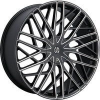 Massiv Wheel 925 Black and Milled