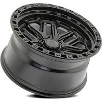 Arena Wheel Jackal Satin Black Center Gloss Black Lip