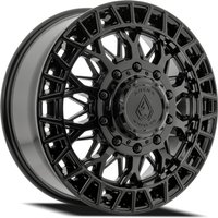 Arena Wheel Dually Innovator Front Gloss Black - 22x8.25 - 10x225 Bolt Pattern - 100 Offset Rims