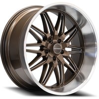 Corsart Wheel Alcatraz Matte Bronze Milled With Diamond Cut Lip